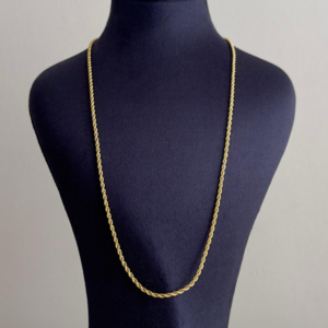 xuping gold burgu zincir 2mm 60cm kolye