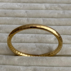 çelik gold ajda 60mm çizgili kelepçe