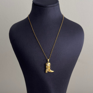 çelik gold çizme 45cm kolye