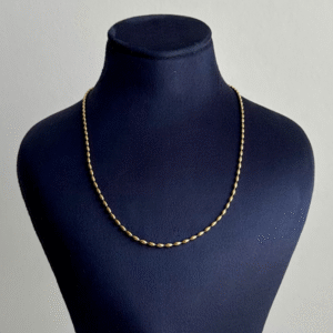 çelik gold arpa 45cm kolye