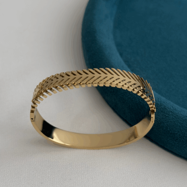 çelik gold yaprak ok kelepçe