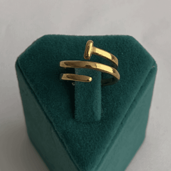 çelik gold numaralı sarmal çivi yüzük