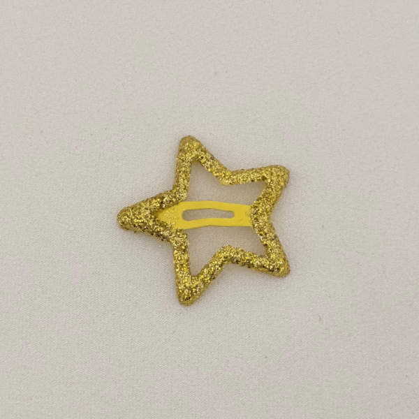 Aksesuar Çıt Toka Küçük Pul Simli Sarı