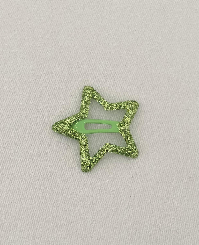 111175.png Aksesuar Çıt Toka Küçük Pul Simli Yeşil - Görsel 1