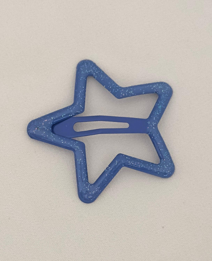 111182.png Aksesuar Çıt Toka Büyük Simli Lacivert - Görsel 1