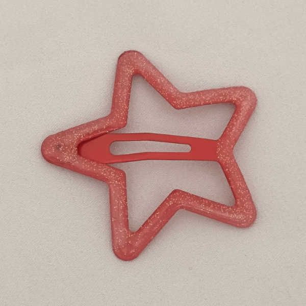 Aksesuar Çıt Toka Büyük Simli Kırmızı