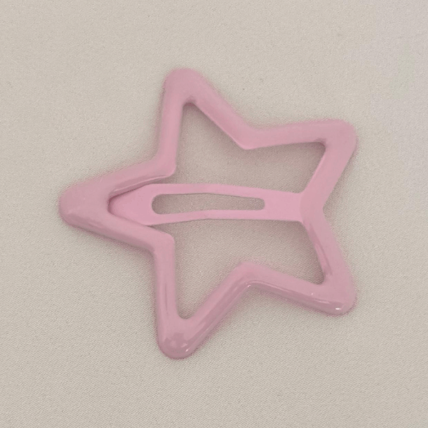 Aksesuar Çıt Toka Büyük Düz Toz Pembe