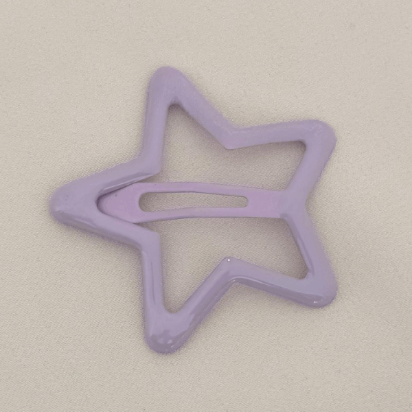 Aksesuar Çıt Toka Büyük Düz Lila