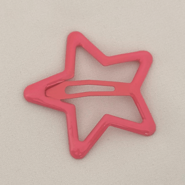 Aksesuar Çıt Toka Büyük Düz Pembe