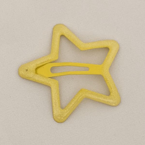 Aksesuar Çıt Toka Büyük Simli Sarı