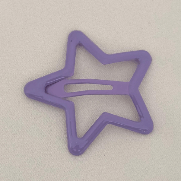 Aksesuar Çıt Toka Büyük Düz Mor