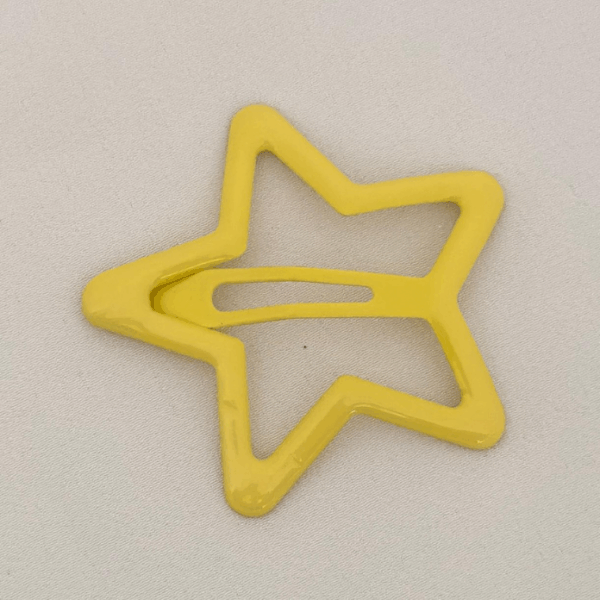 Aksesuar Çıt Toka Büyük Düz Sarı