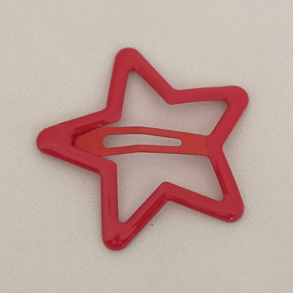 Aksesuar Çıt Toka Büyük Düz Kırmızı