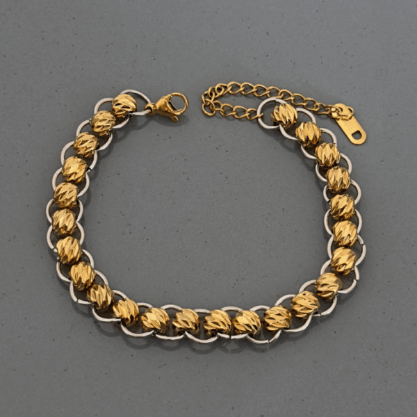 çelik dorika iki renk geçmeli bileklik