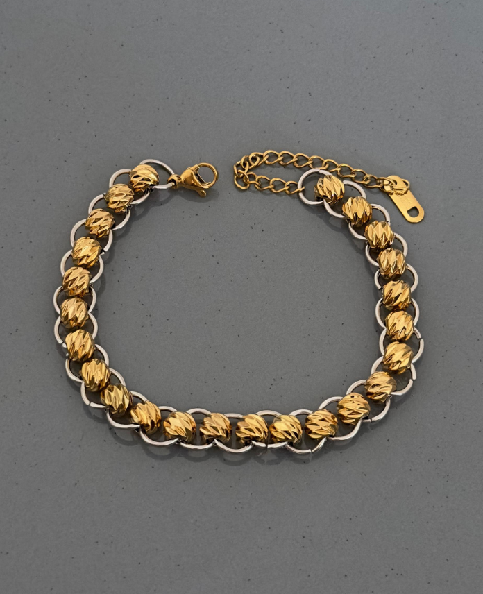 111234.png çelik dorika iki renk geçmeli bileklik - Görsel 1