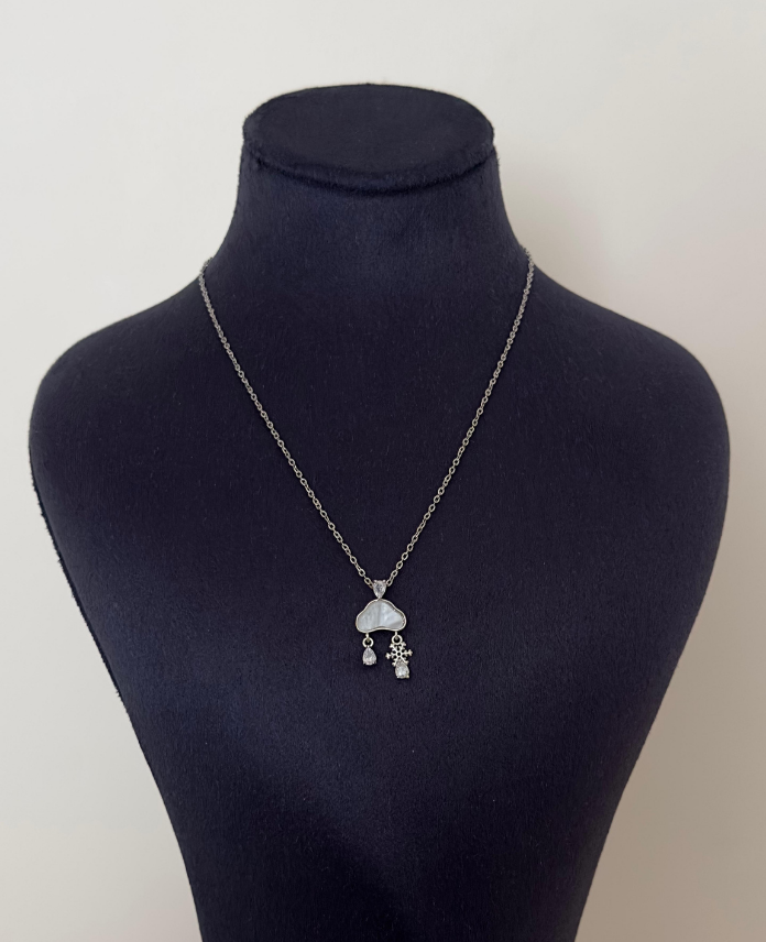 111279.png çelik bulut sedefli ucu taşlı kolye - Görsel 1