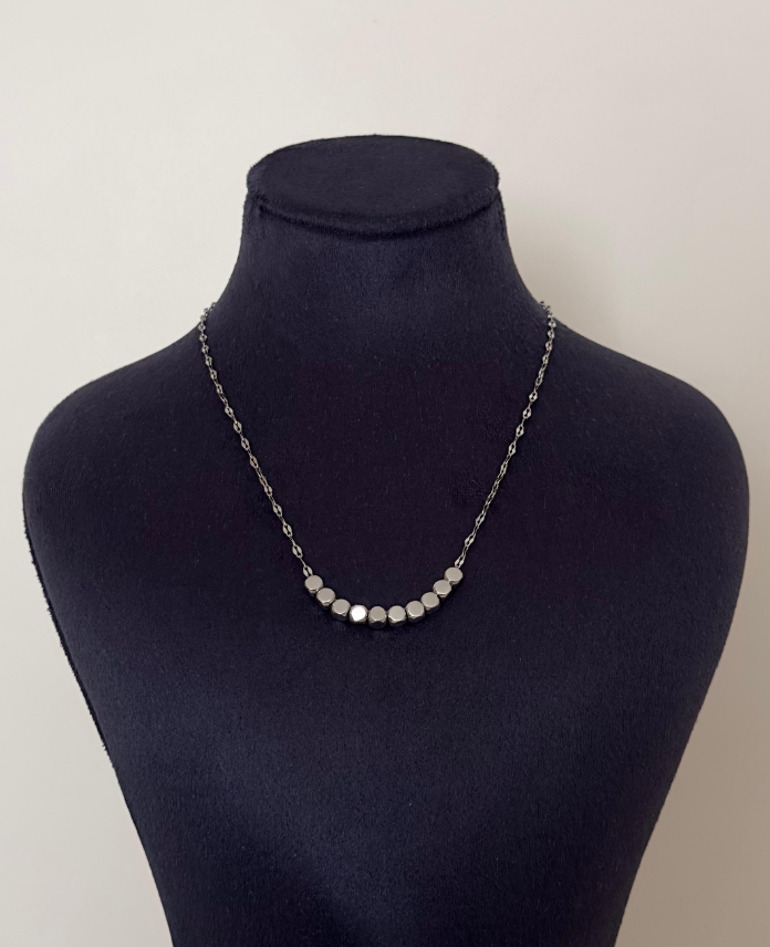 111285.png çelik parlak zincir dorika kolye - Görsel 1