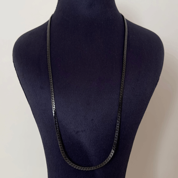 çelik siyah ezme 60cm zincir