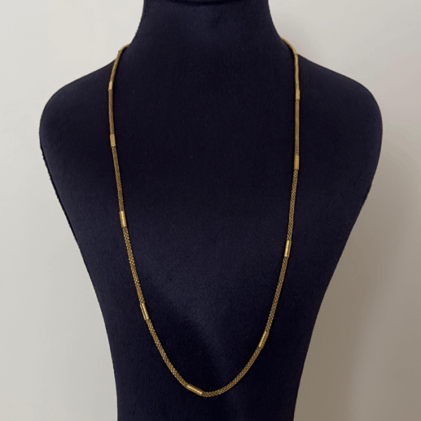 çelik yuvarlak silindir 60cm kolye