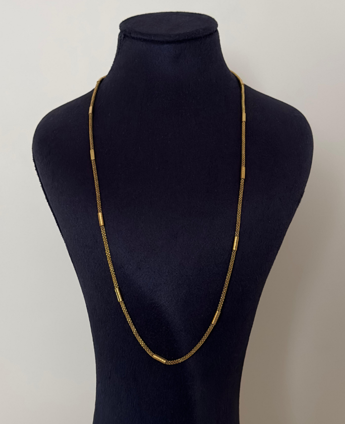 111316.png çelik yuvarlak silindir 60cm kolye - Görsel 1