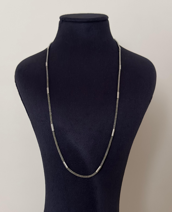 111319.png çelik yuvarlak silindir 60cm kolye - Görsel 1