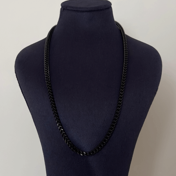 çelik 60cm kalın zincir kolye