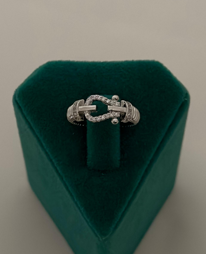 111371.png çelik silver numaralı kemer taşlı yüzük - Görsel 1