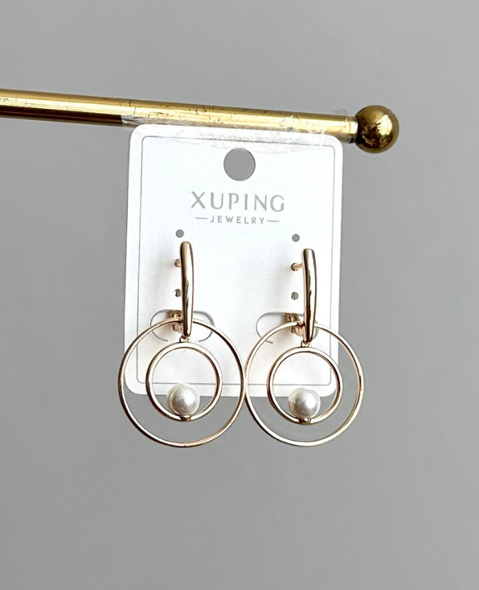 133-2.png xuping rose inci halka küpe - Görsel 1