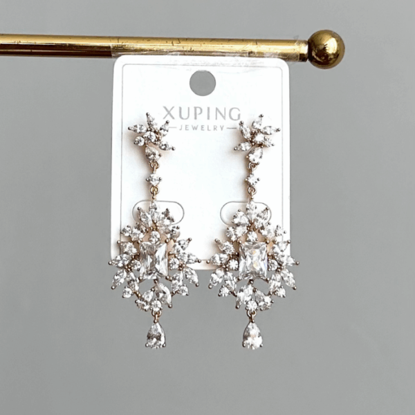 xuping rose abiye küpe