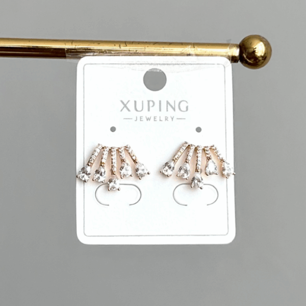 xuping rose saçak taşlı küpe