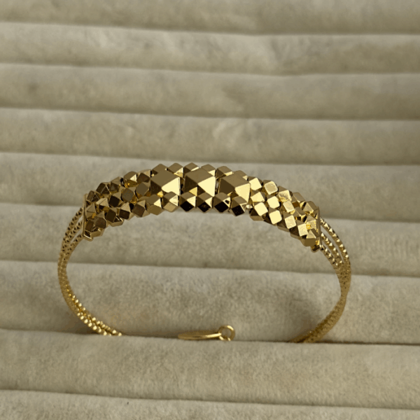 ysx gold üç sıra dorika kaburga kelepçe