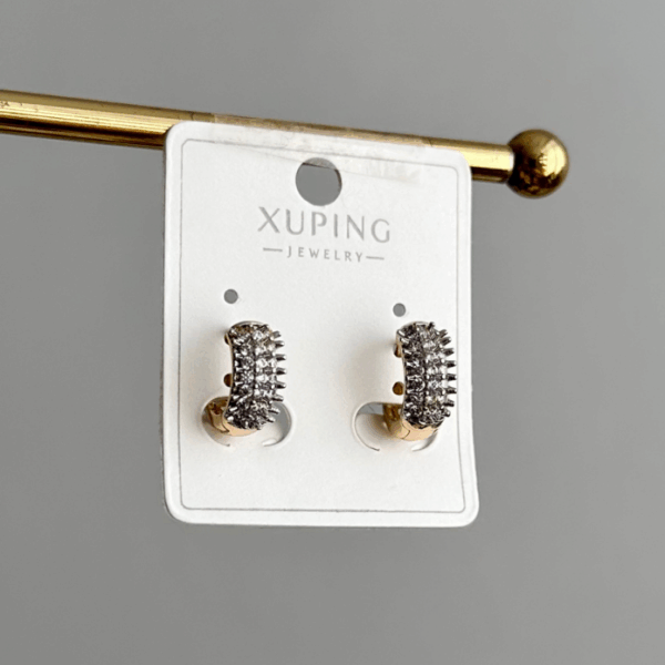 xuping multi dikenli taşlı küpe