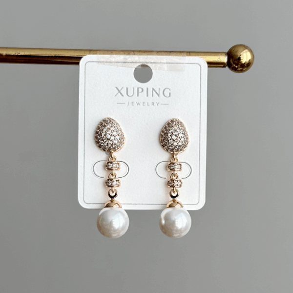 xuping rose inci taşlı küpe