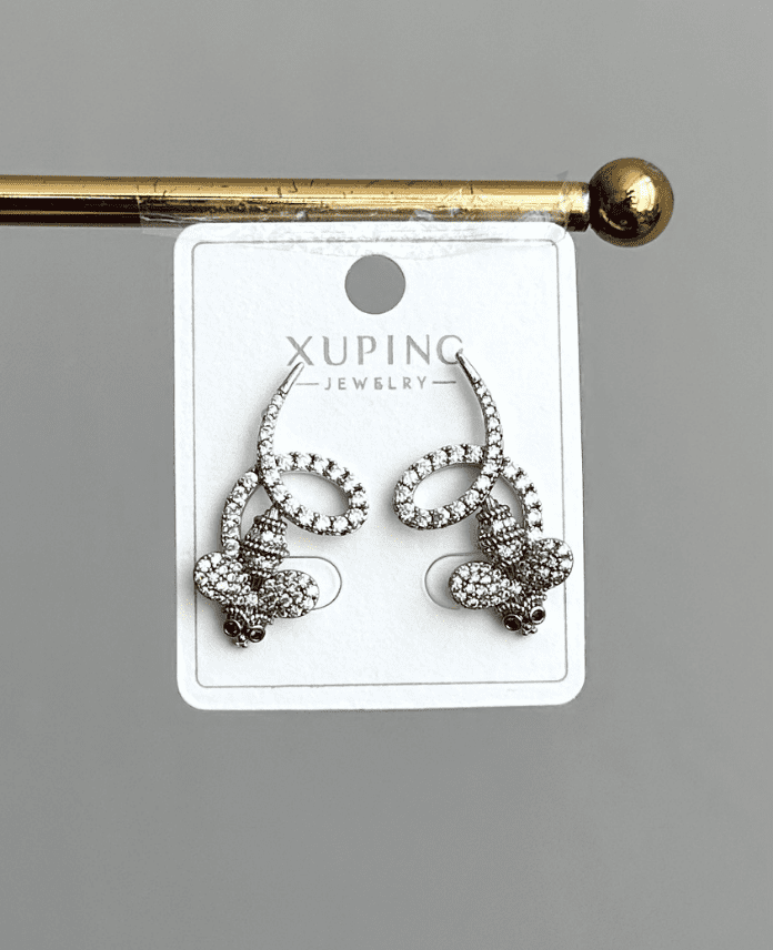 166-2.png xuping silver arı küpe - Görsel 1