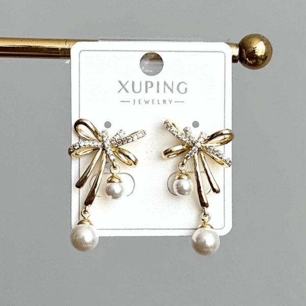 xuping gold kurdele inci küpe