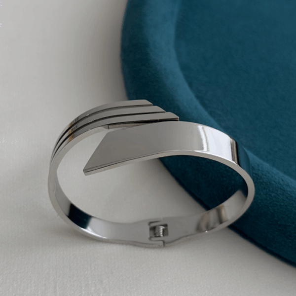 çelik silver çapraz düz kelepçe