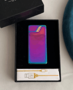 parlak pembe kutulu elektrikli çakmak