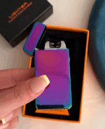 parlak pembe kutulu elektrikli çakmak - Görsel 2