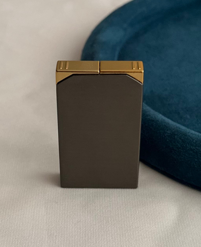 196-1.png mat gri gold pürmüzlü çakmak - Görsel 1