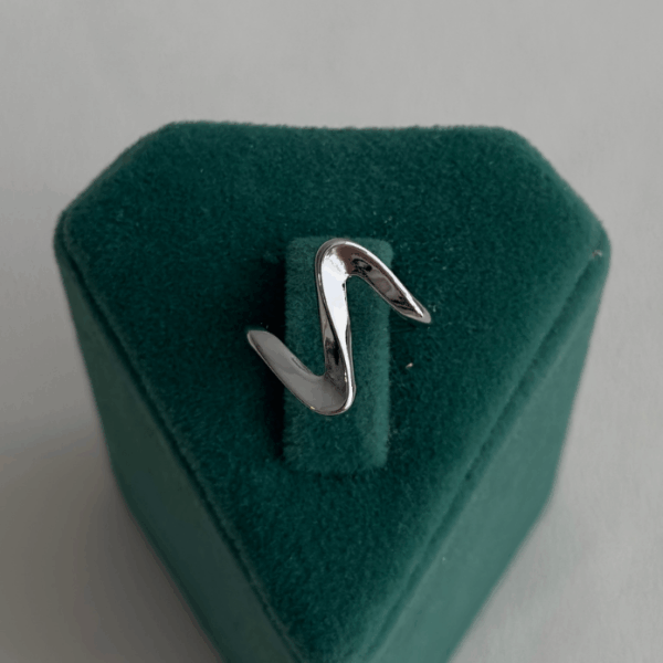 pirinç silver eklem zikzak yüzük