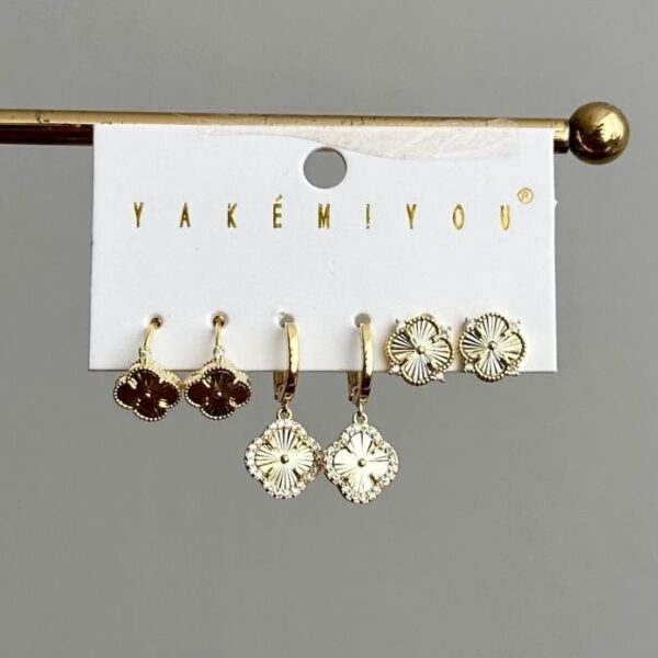 vip yakemıyou gold altılı küpe