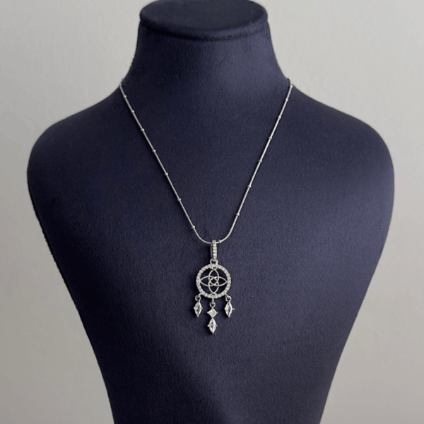 çelik silver rüya kapanı 45cm kolye