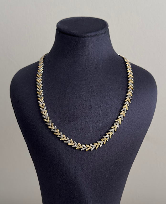 247.png bijuteri vip multi ok desen taşlı 45cm kolye - Görsel 1