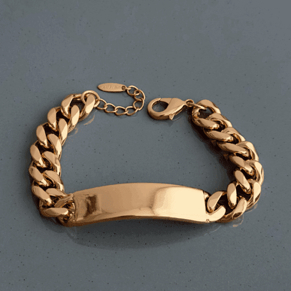 xuping rose kalın plaka zincir bileklik