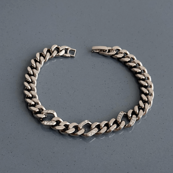 xuping silver zincir taşlı bileklik