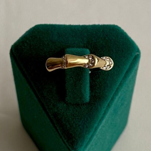 çelik gold numaralı kemik taşlı yüzük