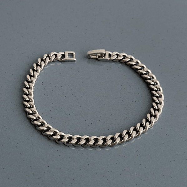 xuping silver düz zincir bileklik