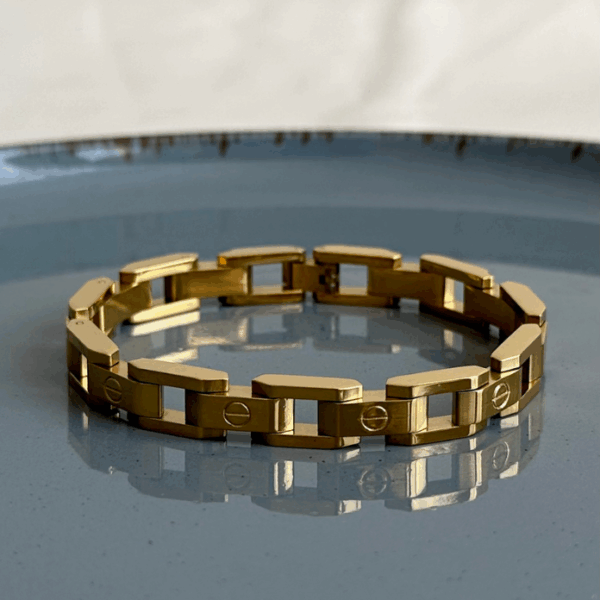 çelik gold erkek crt bileklik