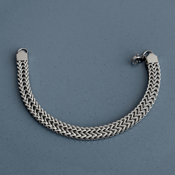 çelik silver hasır uzatmalı ince bileklik