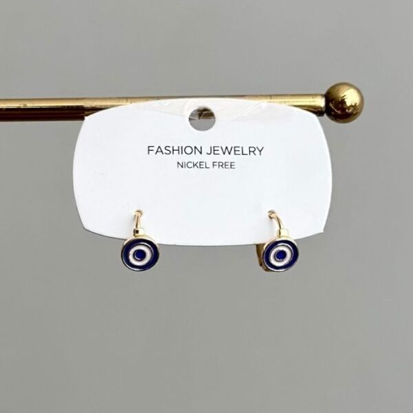 Vip gold nikelsiz nazarlık çocuk küpe